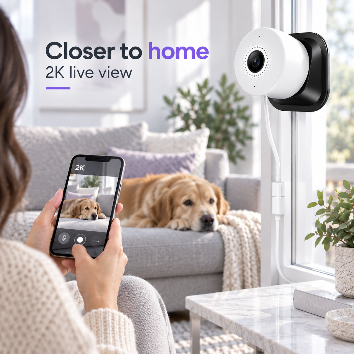 Gyliziex 2K Indoor Camera — A Clearer View of Home — Siero Trade