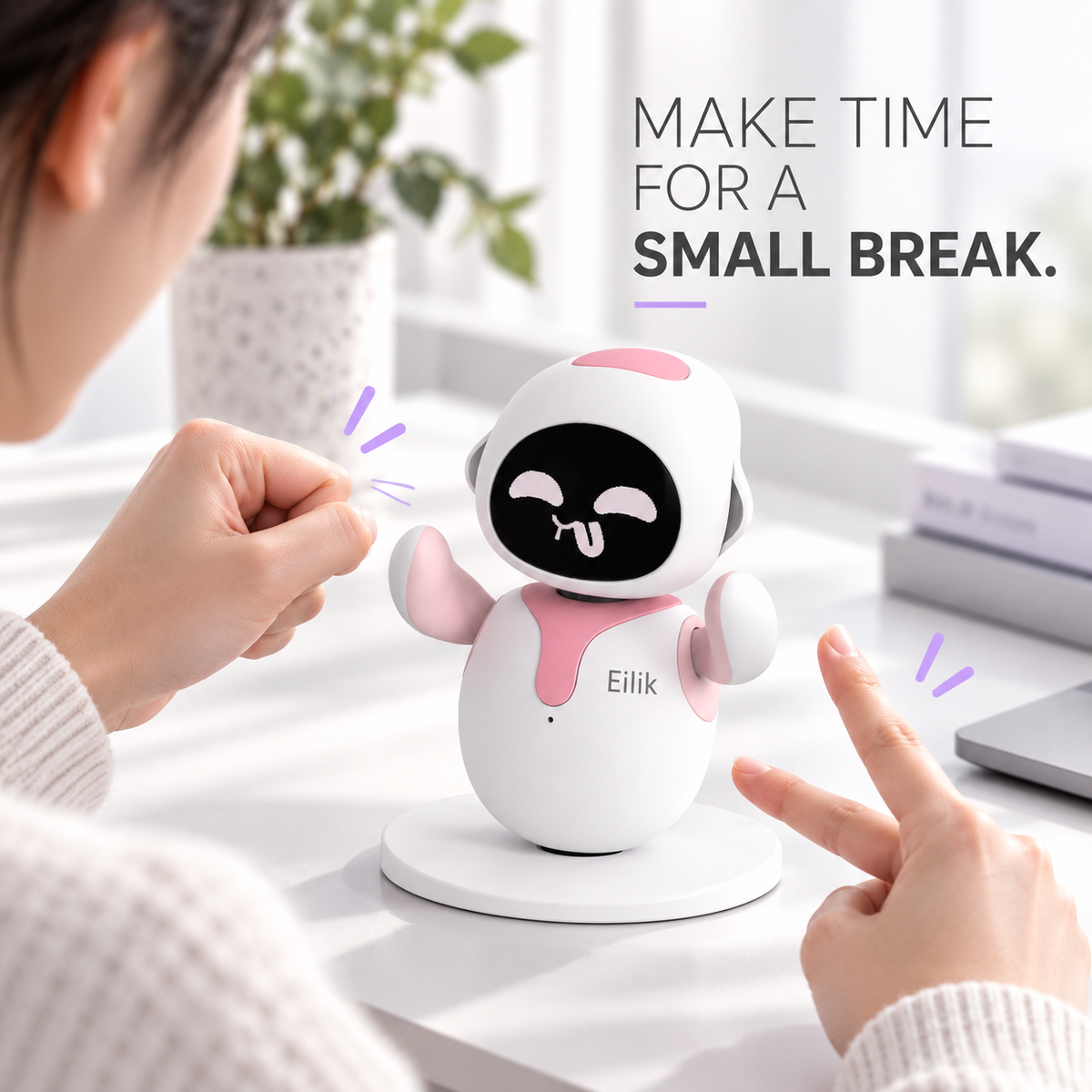 Eilik Robot Pet — Little Reactions, Big Desk Energy — Siero Trade