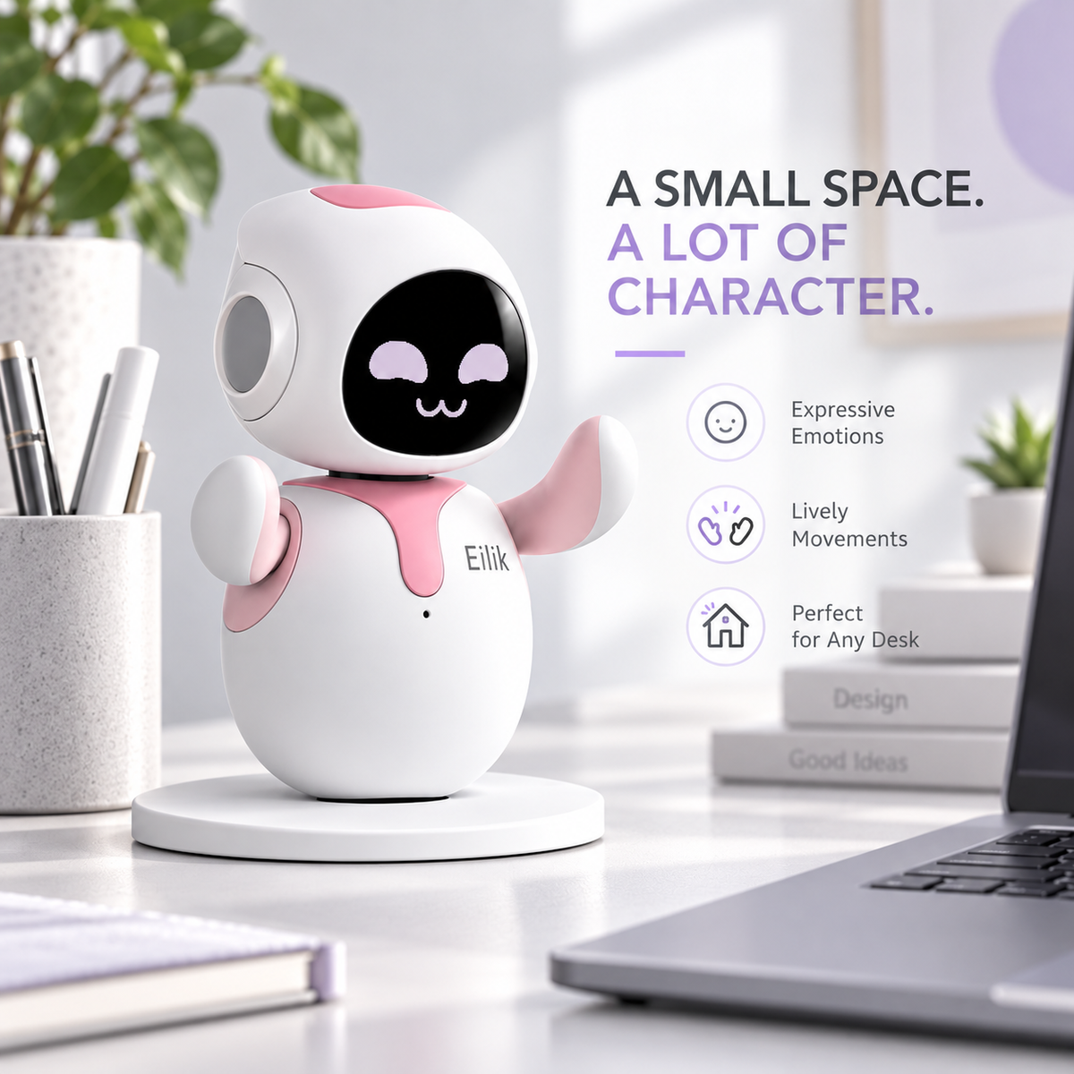 Eilik Robot Pet — Little Reactions, Big Desk Energy — Siero Trade